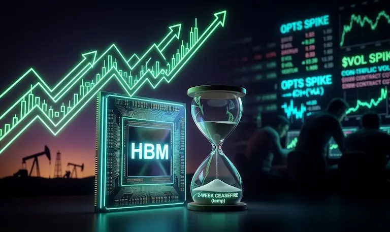 2주간의 시한부 휴전이라는 불안감 속에서도 압도적인 수요로 국내 증시를 견인하는 HBM 반도체